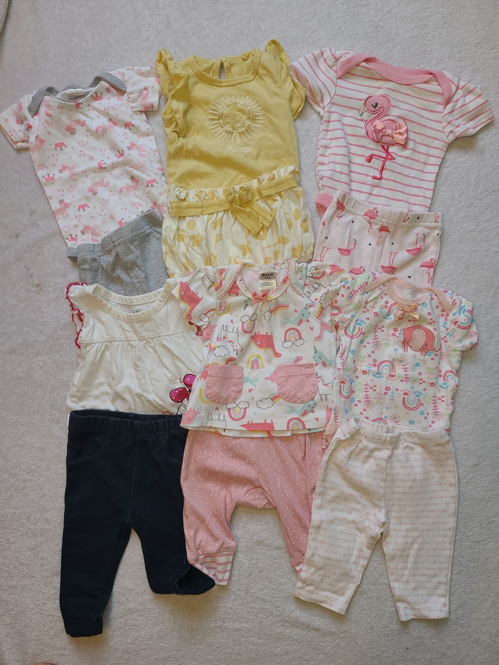 6 Outfit Bundle 3-6 M